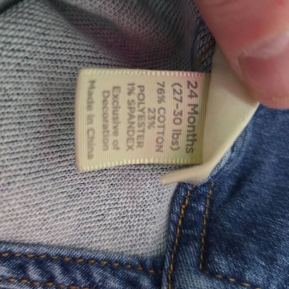 FIRST IMPRESSIONS BOYS TODDLER DENIM OVERALLS SIZE 24 MONTHS - Picture 4 of 4